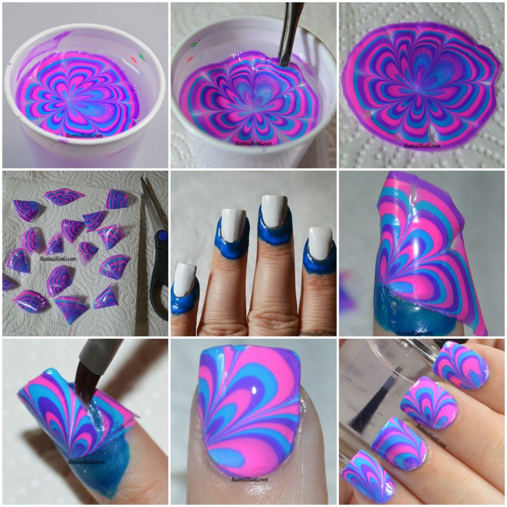 Mastering Water Marble Nail Art With This Step-by-Step Guide